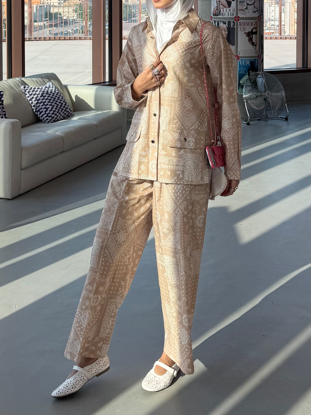 Sand Paisley Set
