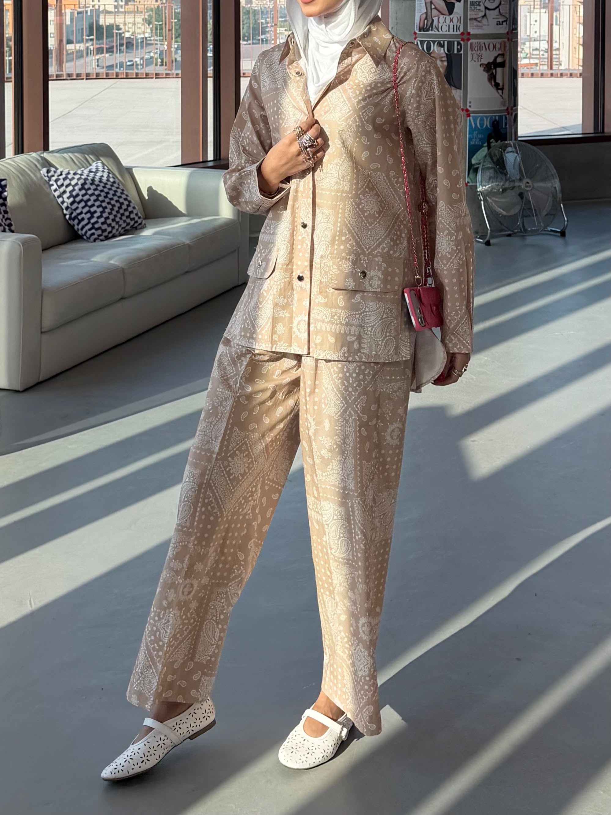 Sand Paisley Set